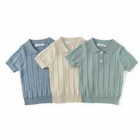Thumbnail for MiniLuxe – Élégant et confortable – Polo en tissu tricoté