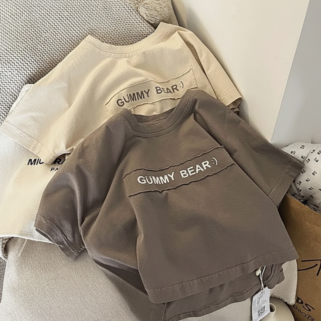 SoftMate – Simple et élégant – T-shirt à manches courtes pour garçon