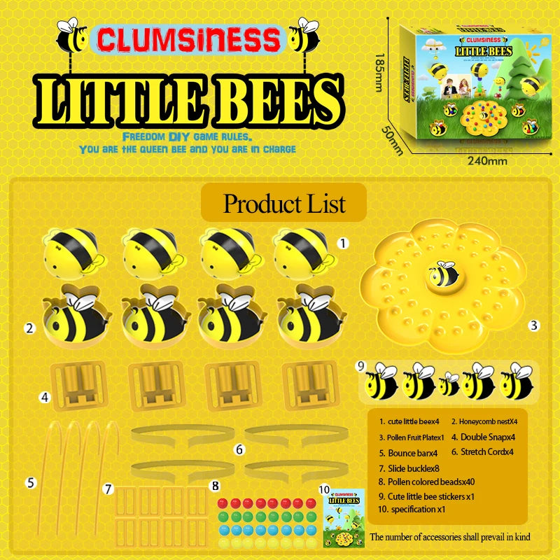 Buzzy Bee Magnetgame™ - Amusement garanti - Jeu de société magnétique
