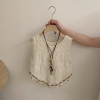 Thumbnail for TinyTrends – Boho chic et mignon – Haut au crochet et jupe à carreaux