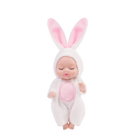 Thumbnail for LittleDolly – Mignon et douillet – Une poupée habillée d'un costume d'animal rigolo