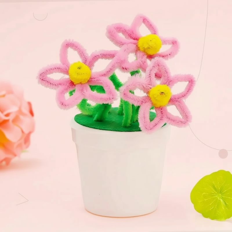 CraftBloom – Coloré et créatif – Kit de bricolage pour pot de fleurs DIY