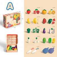 Thumbnail for Fruitigo – Apprendre et jouer – Set de découpe de fruits Montessori
