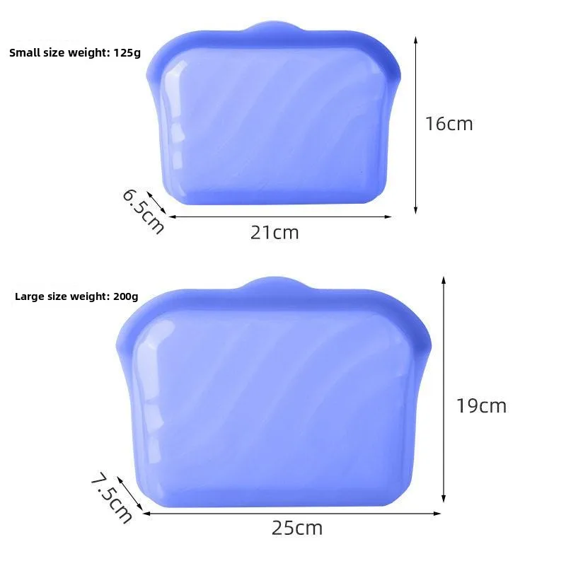 MealSaver – Pratique et réutilisable – Sac de conservation en silicone pour aliments