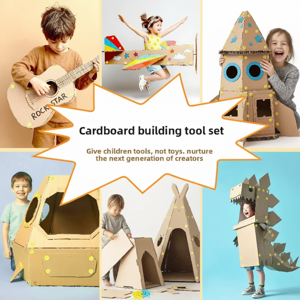 CardboardMaster – Ludique et éducatif – Kit de bricolage en carton