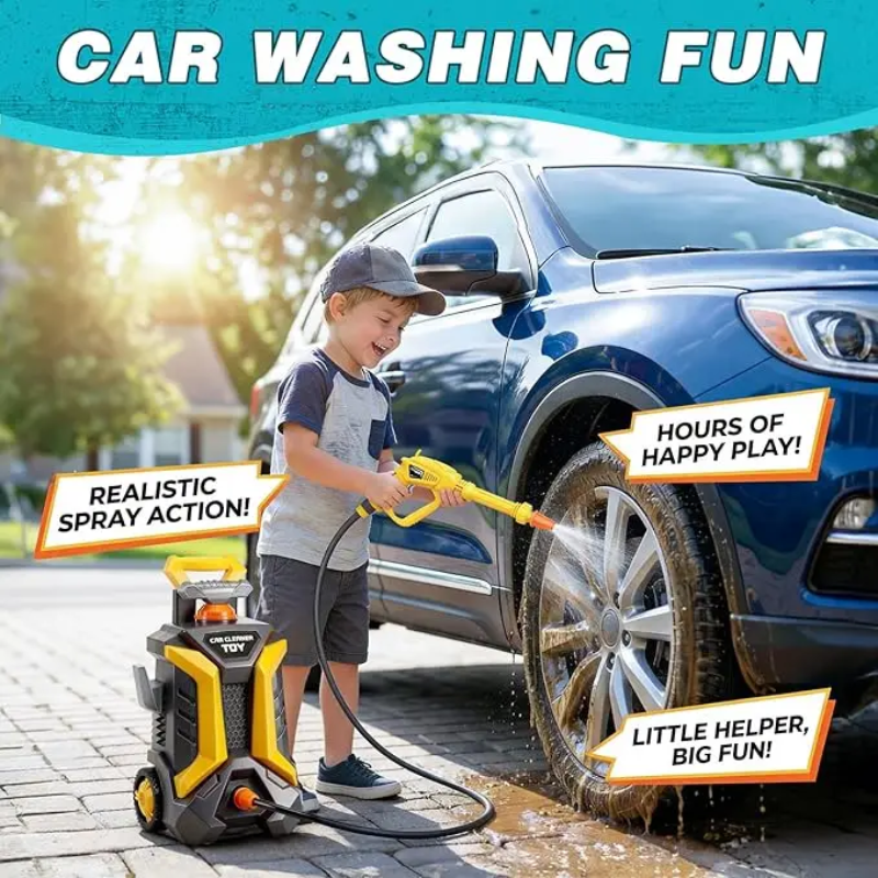 PowerWash – Sécurité et plaisir – Jouets de lavage de voiture pour enfants