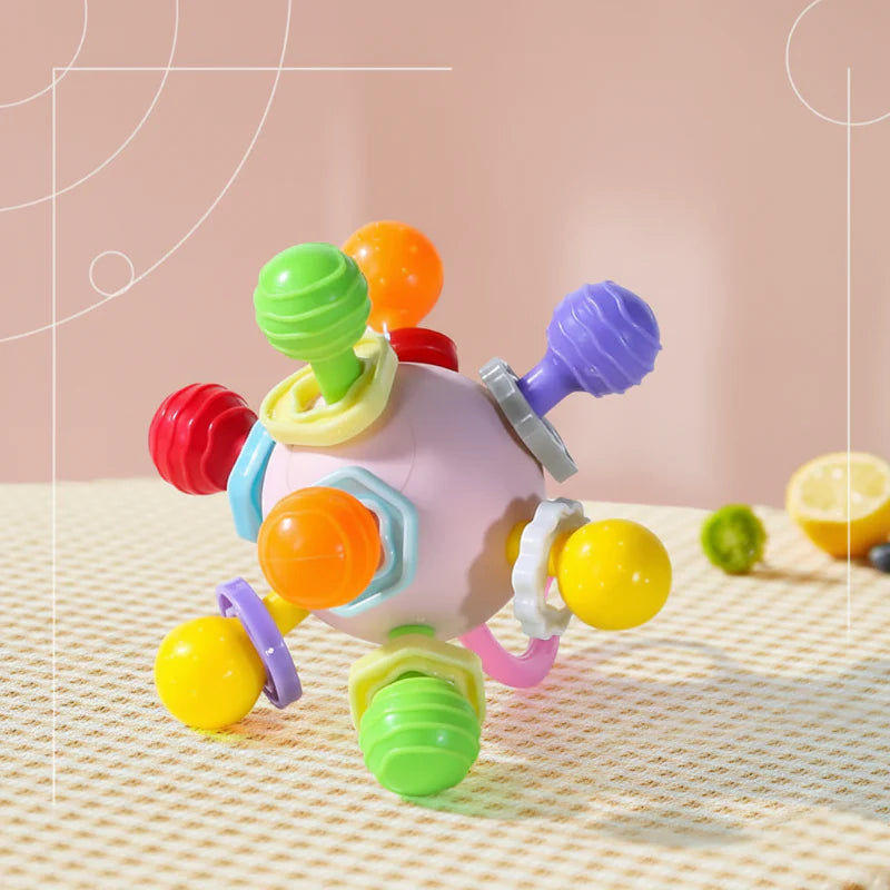 CalmChew – Doux et sûr – Anneau de dentition 3 en 1 en silicone