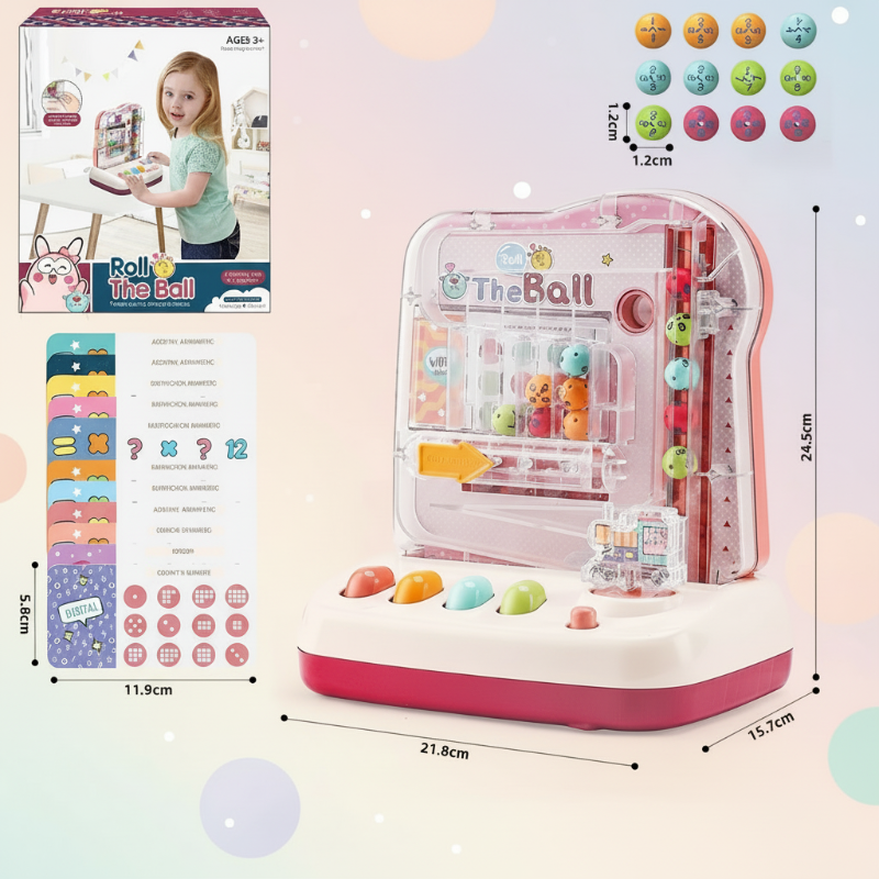 Montessori Math Track Game – Apprentissage et logique – Jeu de piste à billes
