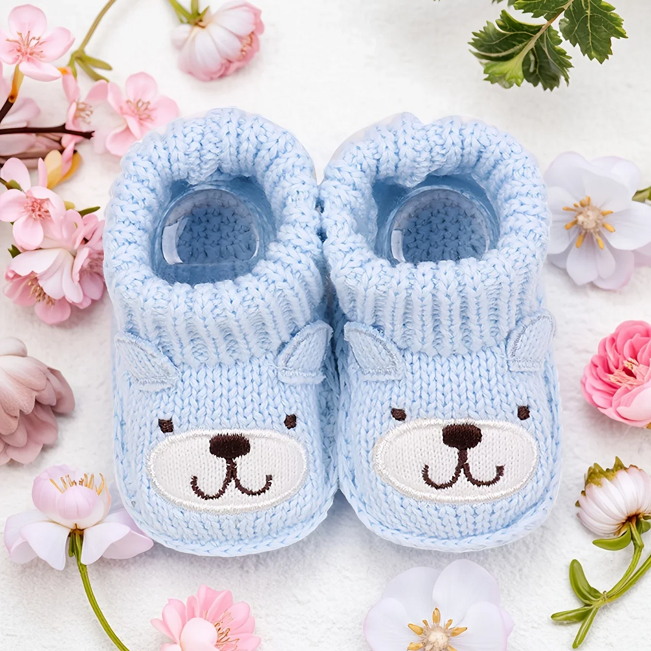 Mini Fashion – Chaussons tricotés pour bébé (3-6 mois)