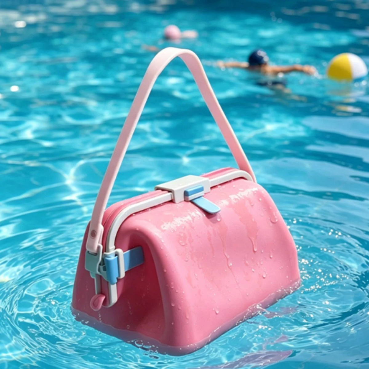 SeaBag – Plaisirs aquatiques & Pratique – Grand sac à bandoulière en silicone imperméable