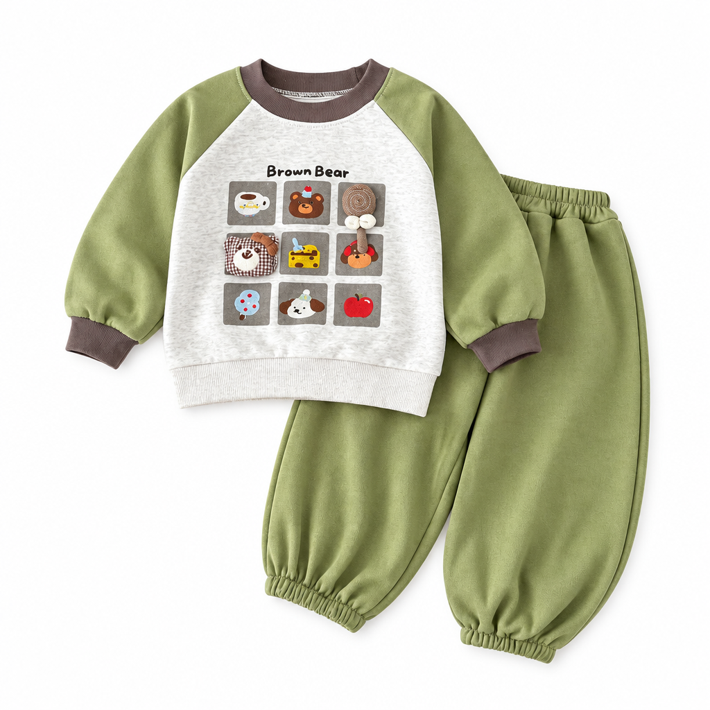 MiniBuddy – Doux et pratique – Ensemble de pulls à manches longues pour enfants