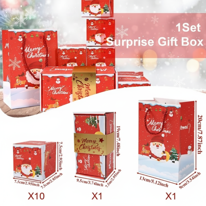 MerryPop – Magique et surprenant – Coffret cadeau de Noël contenant de l'argent
