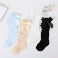 Thumbnail for LittleCharm – Douces et élégantes – Mi-bas à nœud pour filles