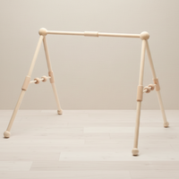 Thumbnail for Wooden Baby Rattle Toy – Éveil sensoriel et sécurité – Baby Gym