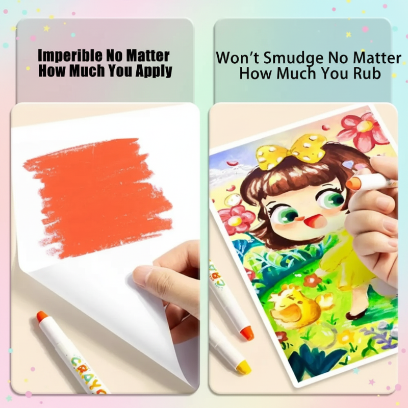 TinyArt – Éducatif et sûr – Kit de feutres lavables et solubles dans l'eau