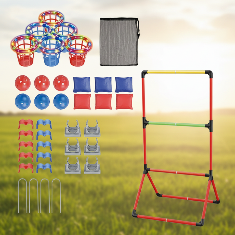 Sandbag Toss Game – Interactif & En plein air – Kit de jeu « Sac de graines »