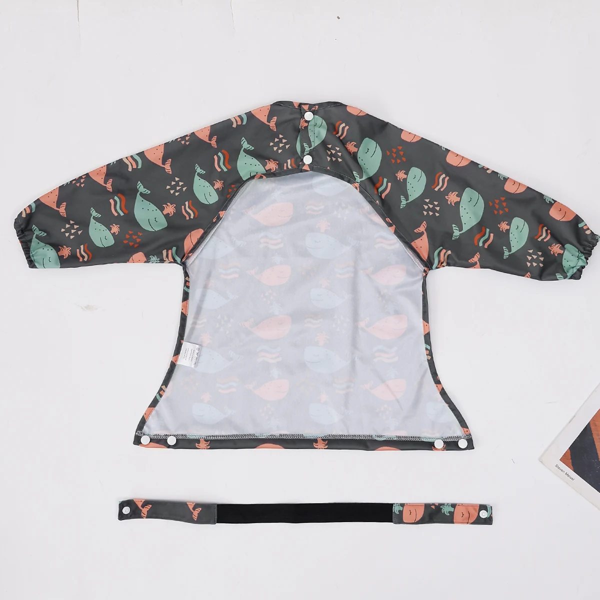 MessyFree – Imperméable et pratique – Tablier pour bébé à manches longues