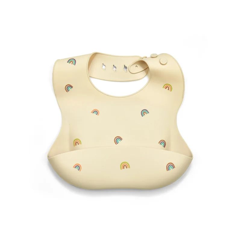 Silicone Bib - Imperméable et à la mode - Bavoir en silicone pour bébé