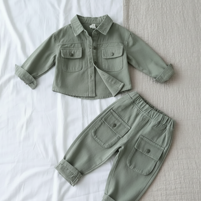 Boys Fashion – Tendance et confort – Ensemble cargo pour garçons