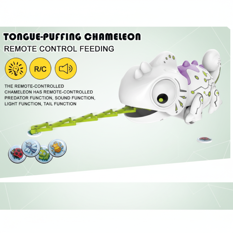 SmartChame – Interactif et ludique – Caméléon télécommandé RC