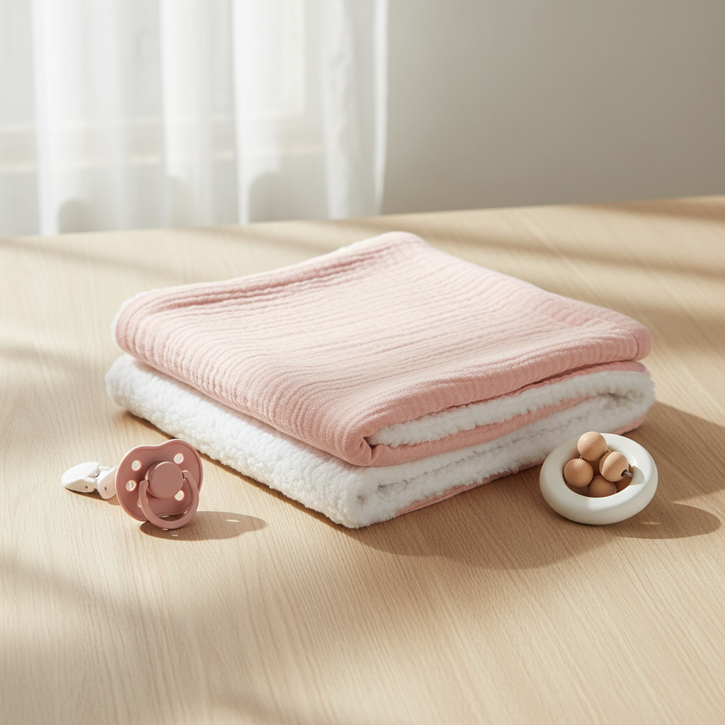 SnuggleBear – Couverture bébé épaisse et douce Premium