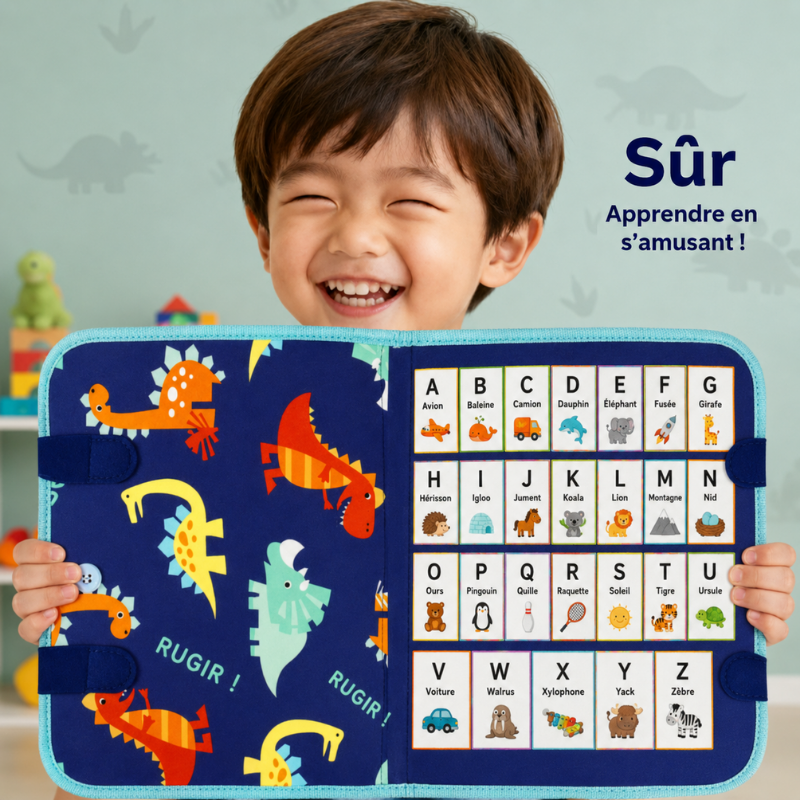 7-in-1 Busy Board – Motricité et apprentissage – Tableau d'activités