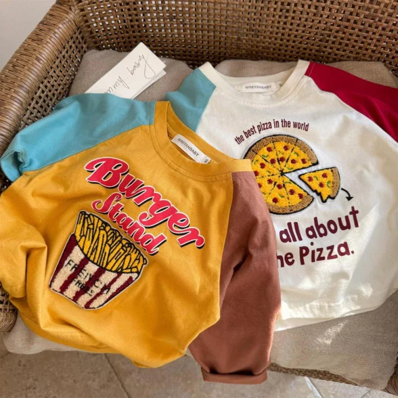 LittleRetro – Cool et tendance – T-shirt à manches longues pour enfant avec imprimé graphique