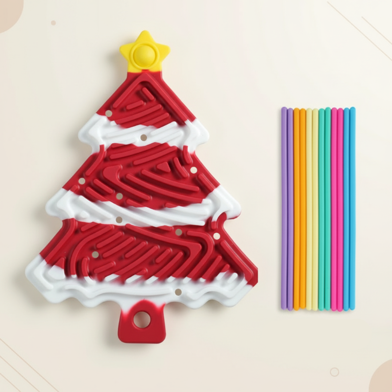 FidgetFrost – Ludique et doux – Tableau d'activités en silicone