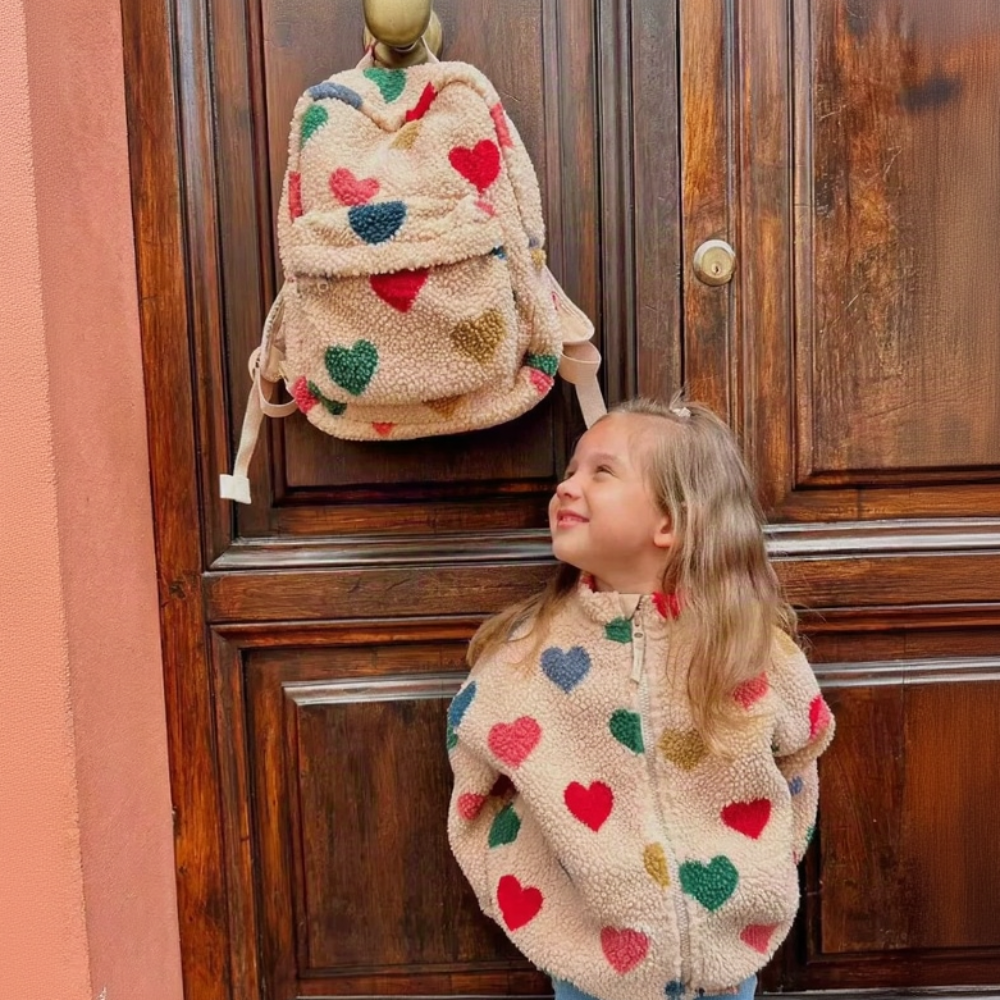 FluffyGo – Mignon & Tendance – Sac à dos Teddy