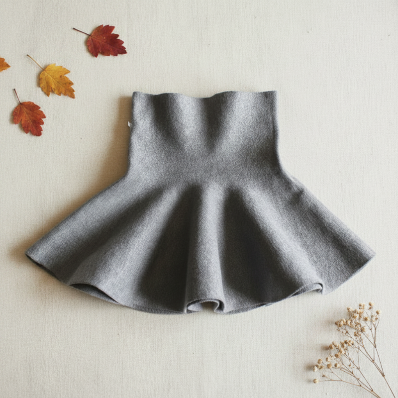 Girls Knitted Skirt – Confort et style – Jupe pour enfant