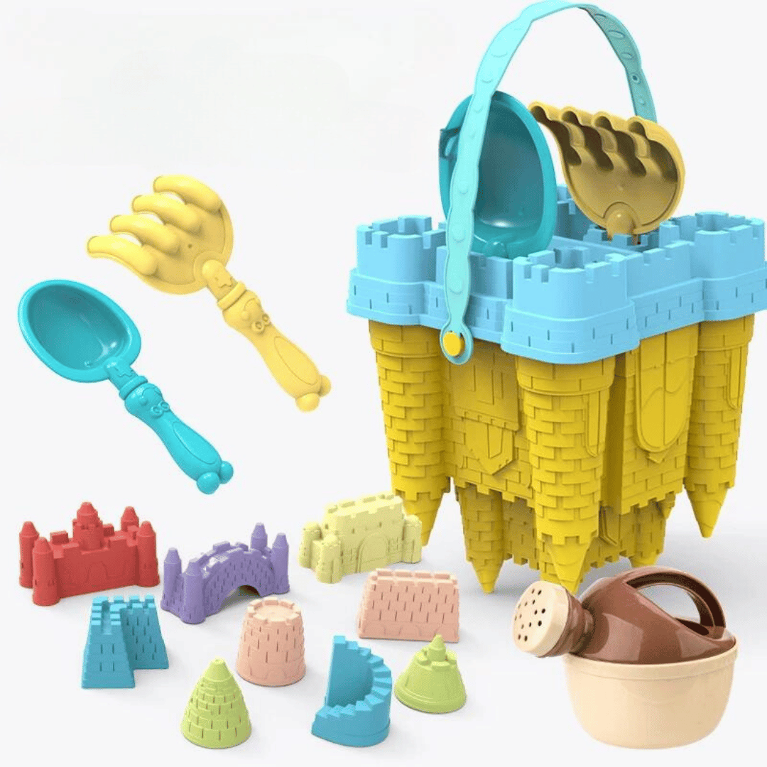 Beach Castle Play Set™  - Amusement Garanti à la Plage ! - Jeu de Château de Sable