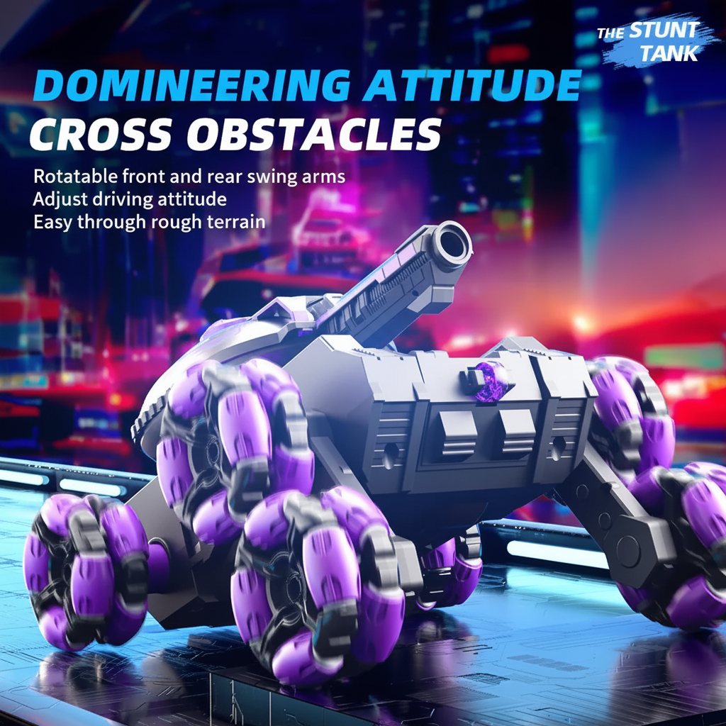 CrazyWheels – Cool et palpitant – Camion-citerne télécommandé avec lanceur de boules de gel