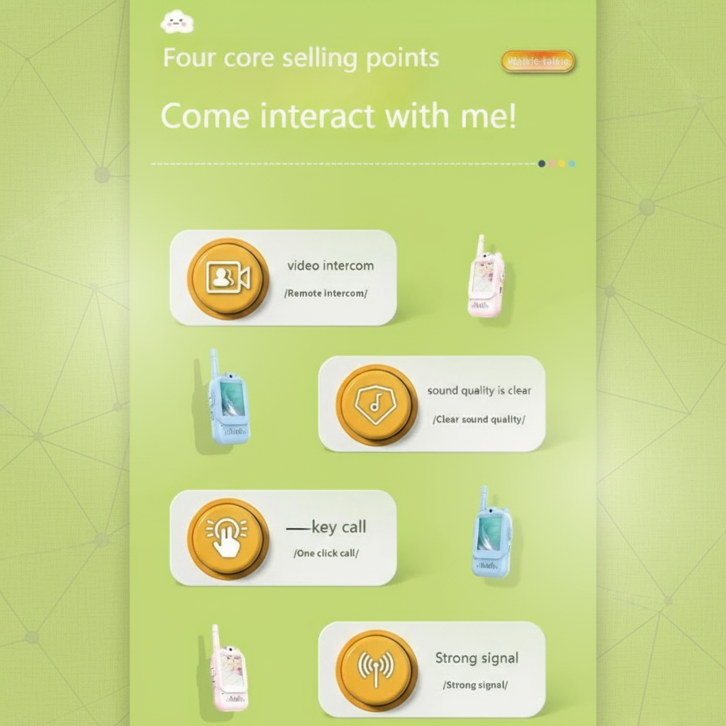 LittleVoice – Apprendre & S'amuser – Interphone vidéo pour jeunes explorateurs