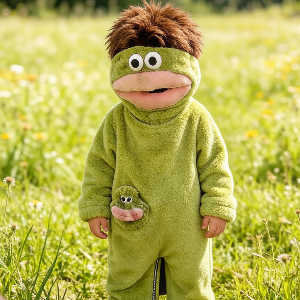 LittleMonster – Confortable et mignon – Combinaison pour enfant avec un motif de monstre rigolo