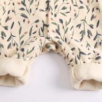 Thumbnail for FloraCozy – Doux et chaud – Combinaison d'hiver pour bébé fille à motifs floraux
