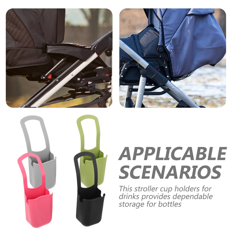 StrollMate – Souples et résistants – Porte-gobelets en silicone