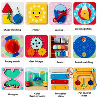Thumbnail for TinySkills – Créatif et éducatif – Tableau d'activités magnétique Montessori