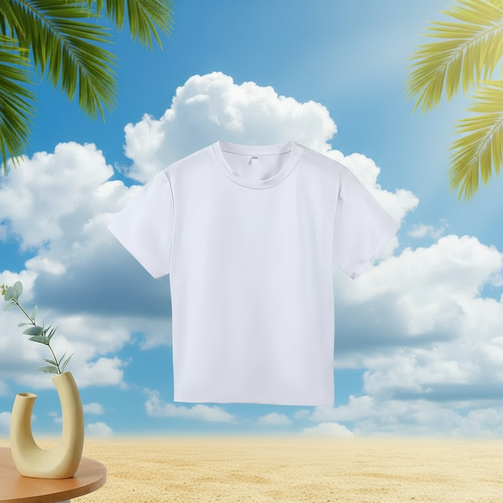 LumiWear – Frais et intemporel – T-shirt basique à manches courtes