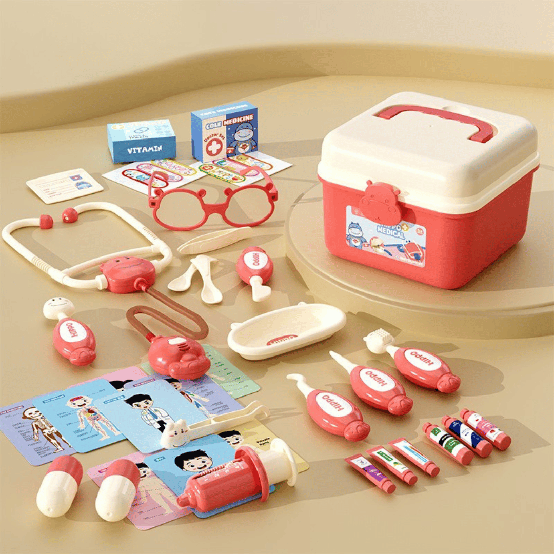 Hippo Doctors Set™ - Mini docteurs en action - Malette de docteur pour enfants