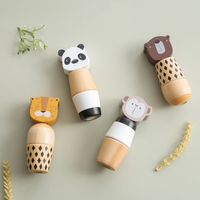 Thumbnail for WoodyFriends – Motricité et plaisir – Jouets empilables en bois en forme d'animaux