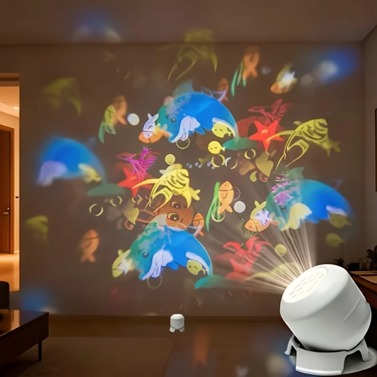 SeaDream – Ludique et éducatif – Veilleuse LED rotative à 360°