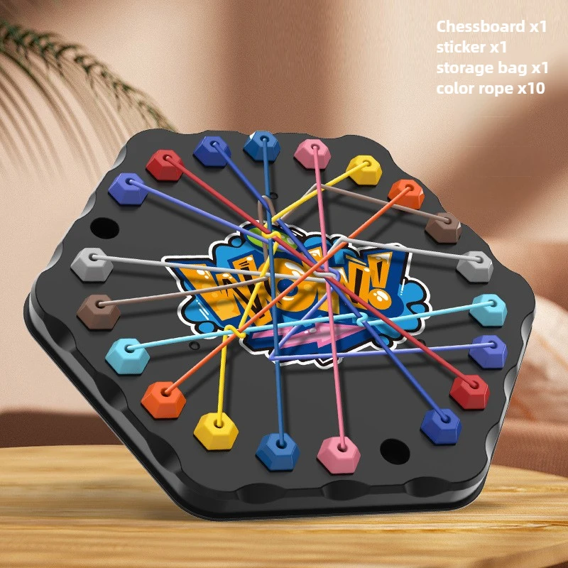 Color Rope Logic Game – Réflexion et interaction – Jeu de société