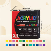Thumbnail for ColorCraft – Créatif et durable – Marqueurs acryliques à pointe pinceau