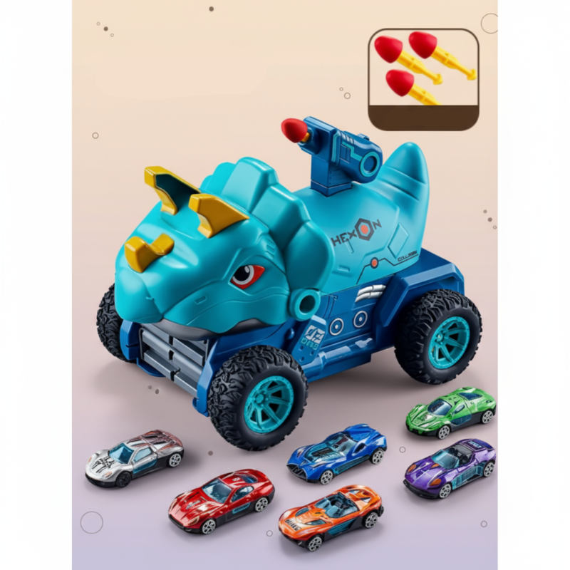 TurboRex – Aventureux et interactif – Petite voiture dinosaure