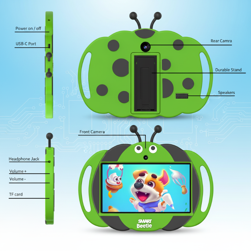 PlayPad – Éducatif et ludique – Tablette pour enfants avec étui antichoc