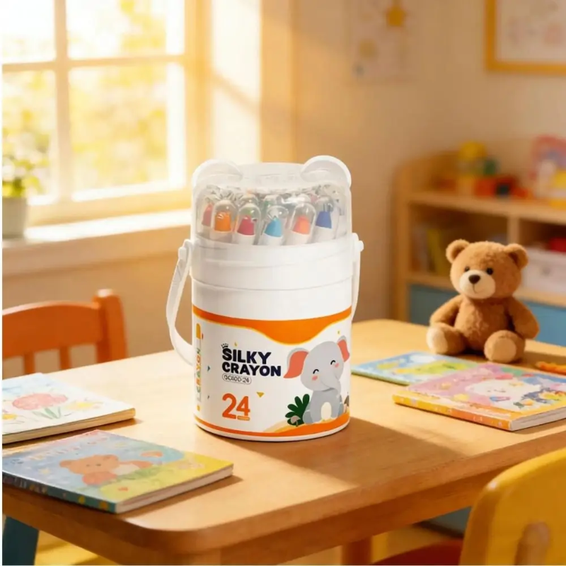 TinyArt – Éducatif et sûr – Kit de feutres lavables et solubles dans l'eau