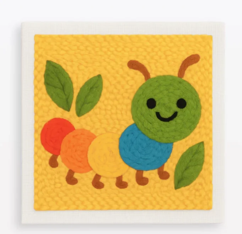 ThreadArt – Fait main & Coloré – Kit de broderie Animaux
