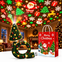 Thumbnail for HolidayBeam – Festif et chaleureux – Projecteur de Noël USB avec motifs lumineux