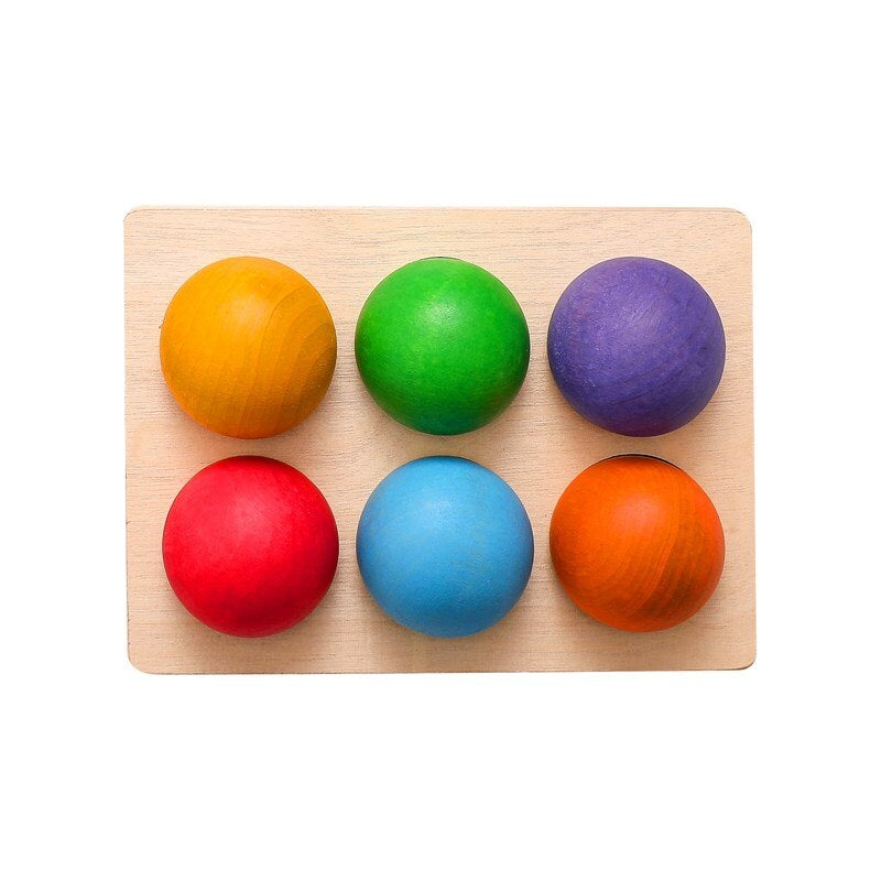 Woods™ - Boules arc-en-ciel - Jeu de tri