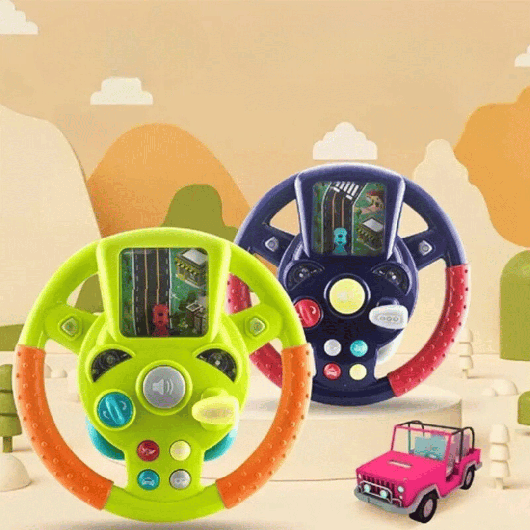 Toy Steering Wheel™ - Mini Volant, Maxi-Fun - Volant Jouet